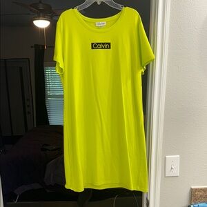 Calvin Klein Vibrant Yellow dress
